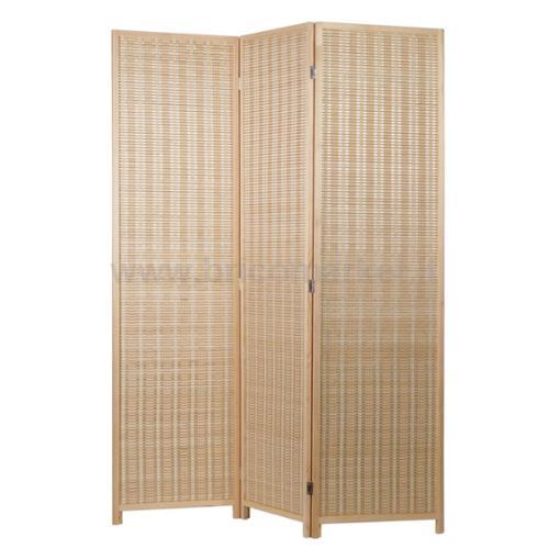 PARAVENTO IN BAMBOO NATURALE A 3 ANTE 150XH180CM