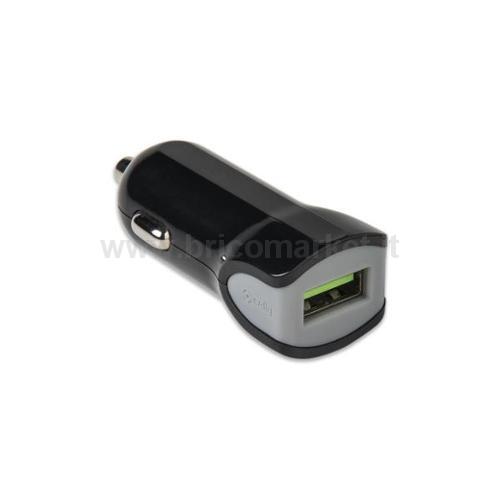 CARICABATTERIE SMARTPHONE AUTO 12W 2,4AH USB TIPO