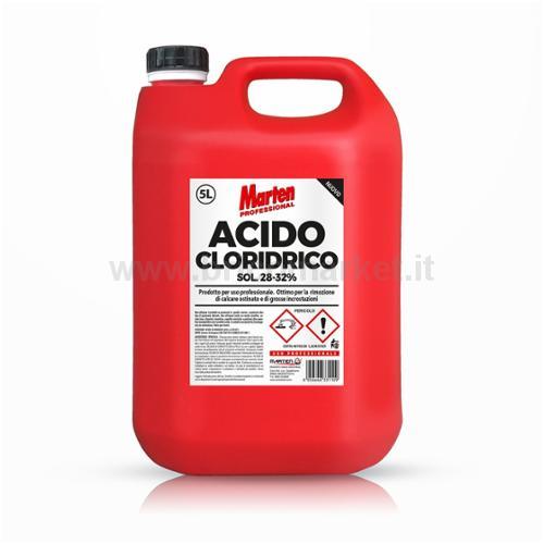ACIDO CLORIDRICO 28/32% 5L