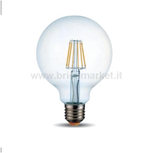 00108533 - LAMPADA LED GLOBO FILAMENTO G125 E27 10W 2700K 100