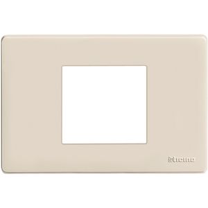 BTICINO MAGIC 503/2/R PLACCA 2 POSTI RESINA AVORIO