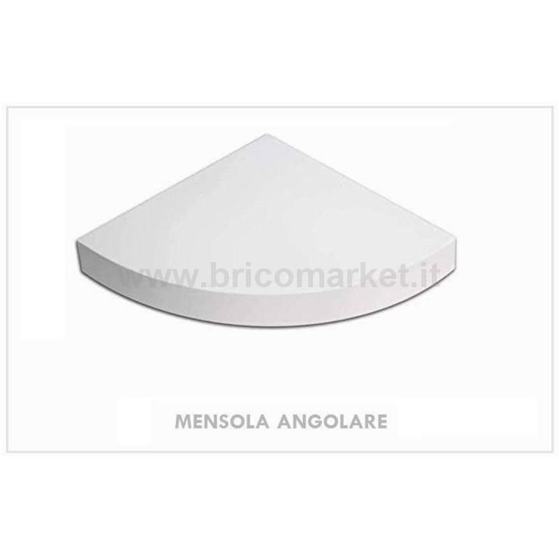 BRICO MARKET SRL  MENSOLA ANGOLARE BIANCA CM.1.8X30X30